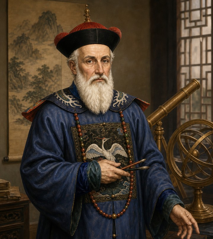 Illustrative historical portrait of Giuseppe Castiglione