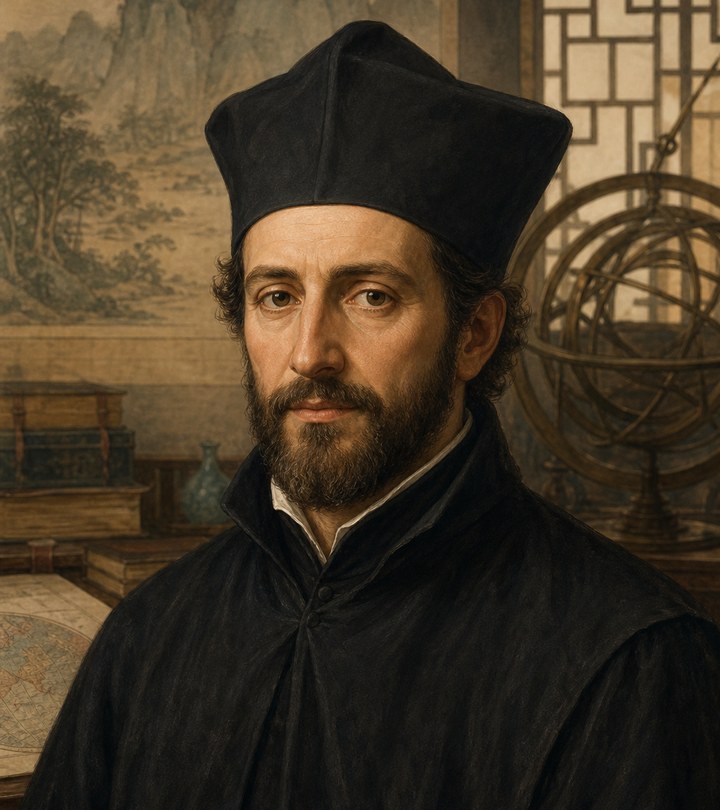 Illustrative historical portrait of Matteo Ricci