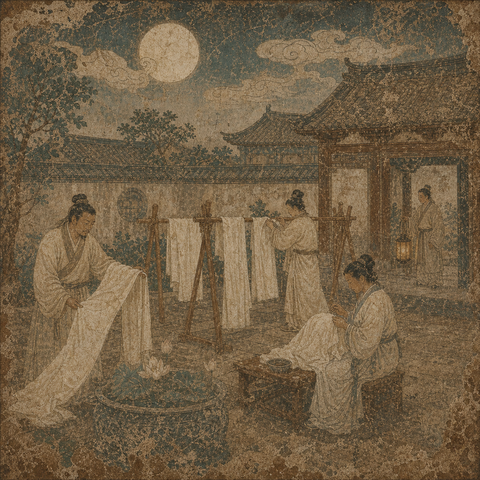 Ancient-style visual for the 白 surname