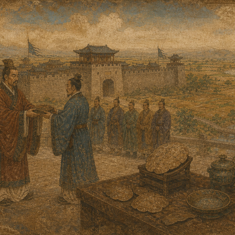 Ancient-style visual for the 蔡 surname