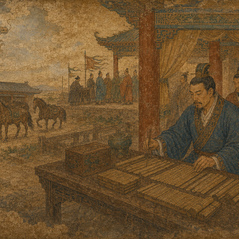 Ancient-style visual for the 董 surname