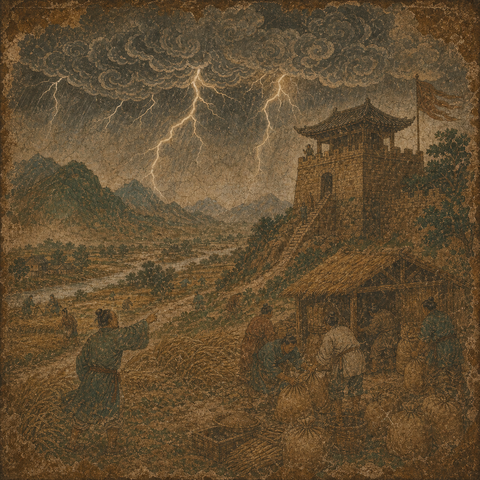 Ancient-style visual for the 雷 surname