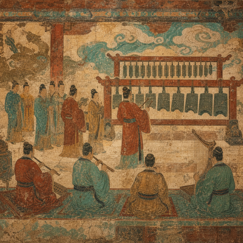 Ancient-style visual for the 吕 surname