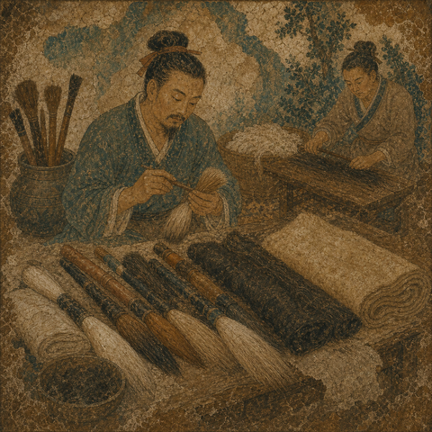 Ancient-style visual for the 毛 surname