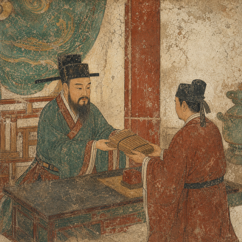 Ancient-style visual for the 任 surname