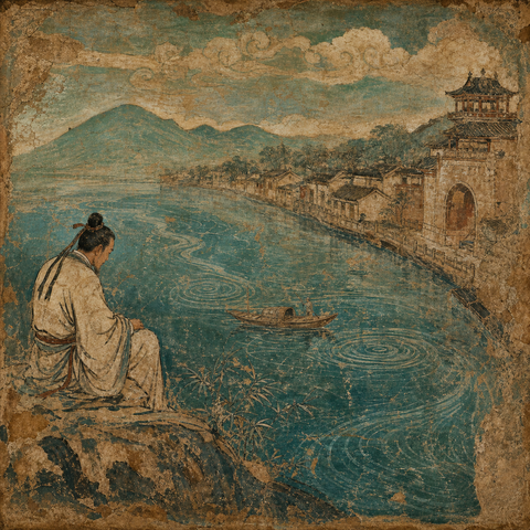 Ancient-style visual for the 沈 surname