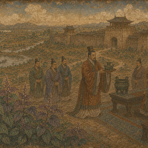 Ancient-style visual for the 苏 surname