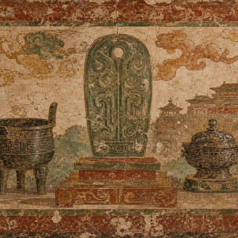 Ancient-style visual for the 王 surname