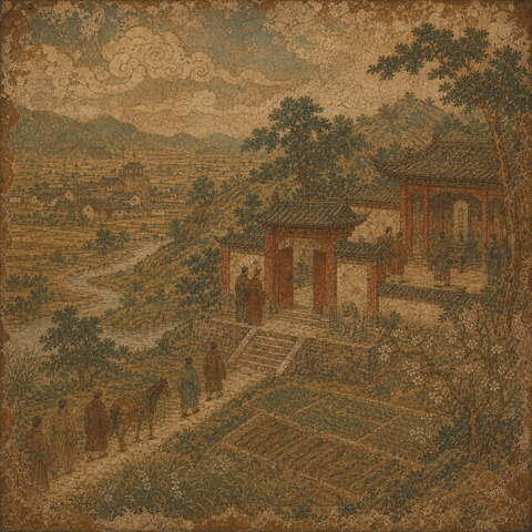 Ancient-style visual for the 薛 surname