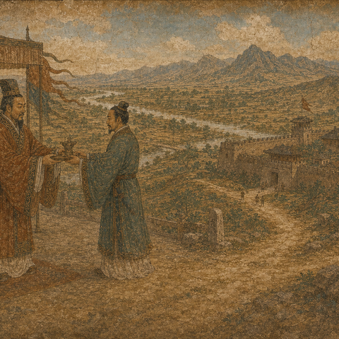 Ancient-style visual for the 于 surname
