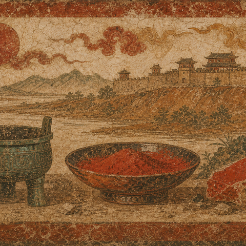 Ancient-style visual for the 朱 surname